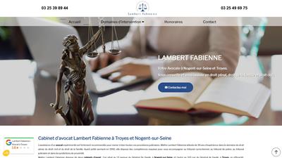 Maître Lambert Fabienne, avocate émérite à Nogent-sur-Seine
