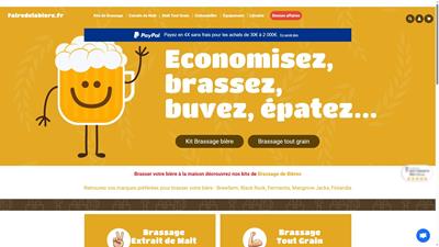 Fairedelabiere.fr : kit brassage biere