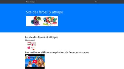 Farce et attrappe
