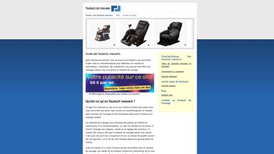 le fauteuil de massage