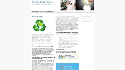 forum des énergies
