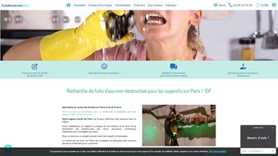 Professionnel de la recherche de fuite
