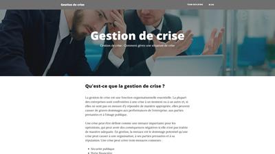 gestion de crise
