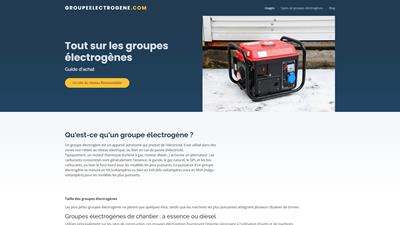 le groupe electrogene