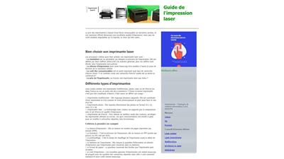zoom sur l'imprimante laser