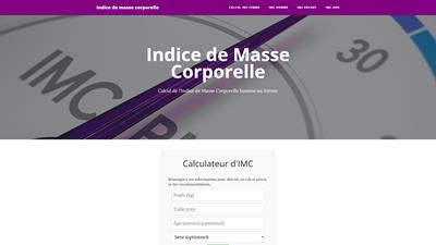 l'indice de masse corporelle