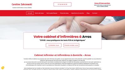 Infirmière pour injection à domicile à Arras, Caroline Zakrzewski