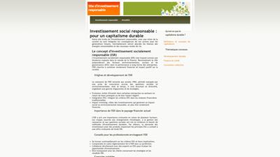 investir avec responsabilité