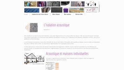 presentation de l'isolation phonique