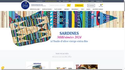 Boutique en ligne de sardines & de thons germons