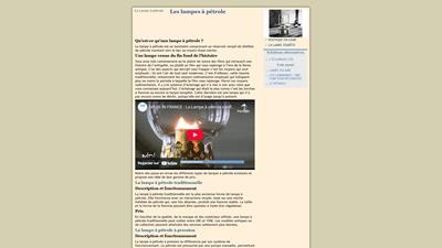 presentation des lampes a petrole