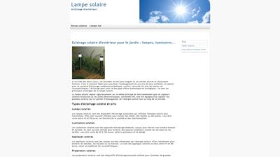 la lampe solaire