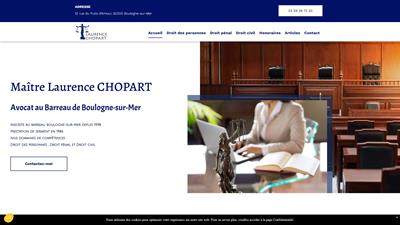 Cabinet d'avocat à Boulogne-sur-Mer de Maître Laurence Chopart