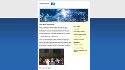 infos sur l'ecole numerique