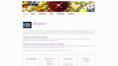 infos sur le keno