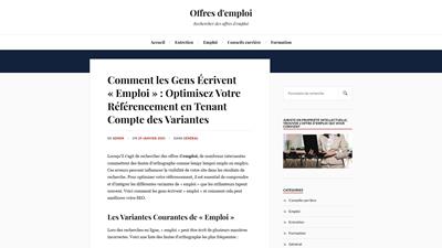 comment trouver un emploi
