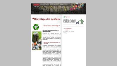 le recyclage des dechets