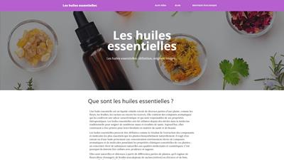 les huiles essentielles