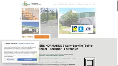 Les Metalliers Normands à Cany-Barville : Métallerie, ferronerie, Serrurerie