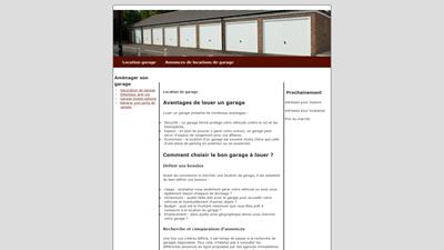 location de garage
