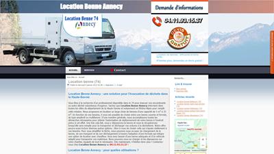 Location benne 74