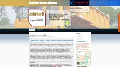 Location benne 84