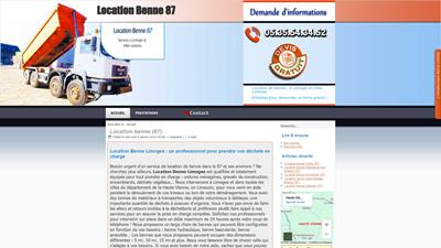 Location benne 87