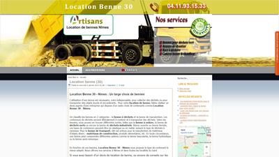 Location benne 30