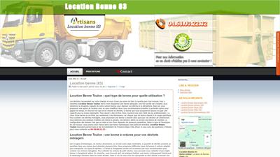 Location benne 83