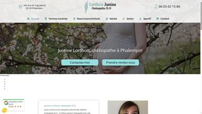 Ostéopathe pour nourrissons à Phalempin, Justine Lorthois