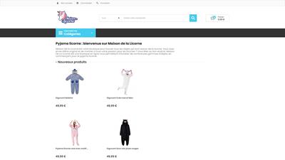 Pyjama licorne