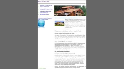 ossature en bois