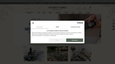 Vente de savon noir, Marius-fabre