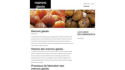 les marrons glacés