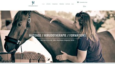 Masser son cheval pour soulager des douleurs dorsales