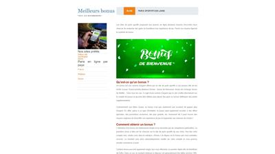 meilleurs bonus
