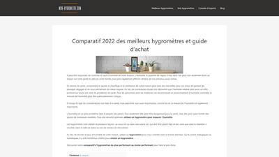 Comparatif hygromètres