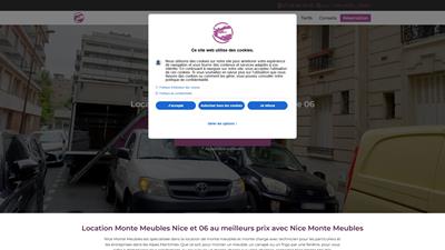 Nice Monte Meuble, services pour la location de monte-meubles