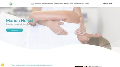 Ostéopathe à domicile dans le 77, Marion Noisel