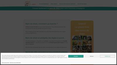 Prénoms des chiens du monde 