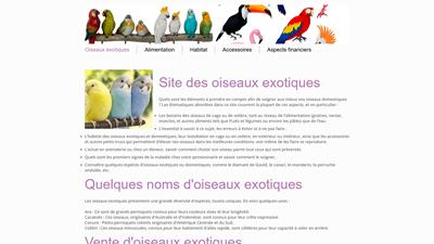les animaux exotiques