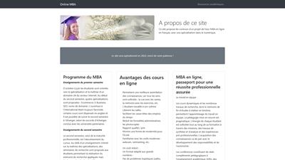 online MBA