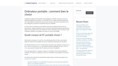 ordinateur portable