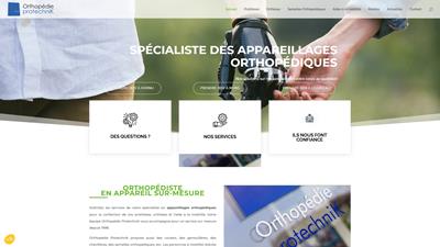 Orthopédie Protechnik pour la fabrication d'orthèse à Jumet