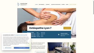 Cabinet d'ostéopathie à Lyon 7