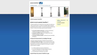 le parasol chauffant