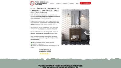 Paris Céramique - Magasin de carrelage et sanitaires