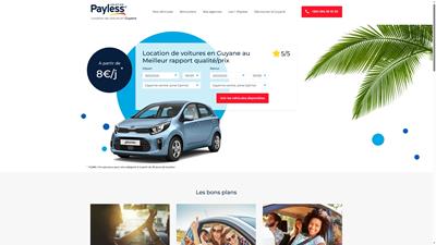 Location de voiture Saint Laurent du Maroni - Payless Guyane