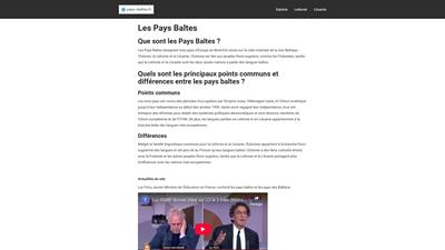 les pays baltes