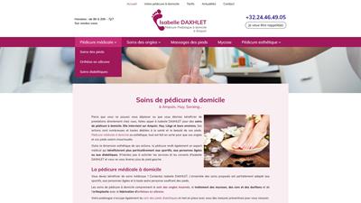 Pédicure à domicile à Amay, Huy, etc.